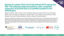 AAO 2020 poster - Sepofarsen clinical trial results for Leber congenital amaurosis 10